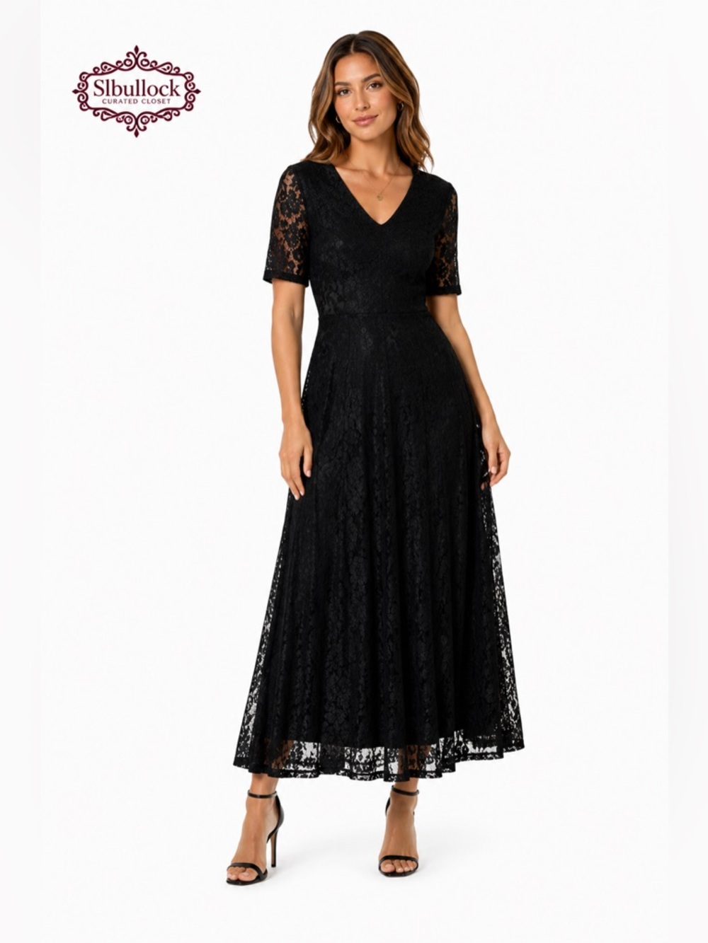 🔥3/$15🔥 Nostalgia Black Lace Maxi Dress